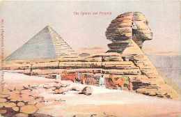 Egypte - Ref A290- Le Sphinx Et Pyramide  - Carte Bon Etat   - - Sphynx
