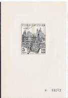 TCH 24 - TCHECOSLOVAQUIE - Epreuve Numérotée Du PA 67 Exposition Philatélique De Prague - Proofs & Reprints