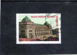 2001 -  Palais Poste à Bucarest Mi 5627 Et Yv 4728 - Usati