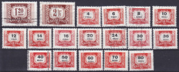 HONGARIJE - Michel - 1958 - SELECTIE 2 (STRAFPORT) - Gest/Obl/Us - Postage Due