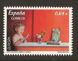 NOVEDAD - ESPAÑA  - EUROPA 2010 -TEMA ANUAL " LIBROS INFANTILES".- SERIE 1 V: -  DENTADO  (PERFORATED) - 2010