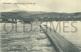 PORTUGAL - MIRANDELA - EFEITOS DA CHEIA NO RIO TUA - 1909 PC.(B) - Bragança