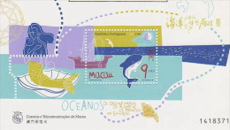 Macau-1998 Oceans MS Overprinted Amizade De Luso-Chinesa - Otros & Sin Clasificación