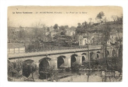 Cp, 85, Mortagne, Le Pont Sur La Sèvre - Mortagne Sur Sevre