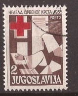 1955 X    JUGOSLAVIJA CROCE ROSSA MEDICINA NURSE INFERMIERE PORTO  USED - Used Stamps