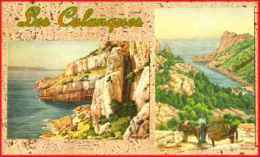 Marseille  Cassis  Calanque De Sormiou Et La Fontaine De L´Escu .2  Cpm  Tanner. - Quatieri Sud, Mazarques, Bonneveine, Pointe Rouge, Calanques