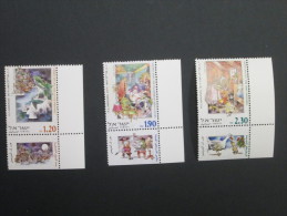 ISRAEL 2000 MINT TABS HANS CHRISTIAN ANDERSON FAIRY TAILS - Ongebruikt (met Tabs)