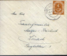 Germany-Letter Sent   In Lorrach In 1953 - Brieven En Documenten