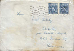 Austria- Letter Sent From Wien In Romania-Bistrita In 1972-stamps Pair Klagenfurt - Brieven En Documenten