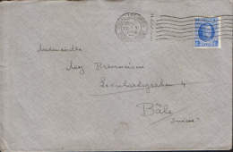 Belgium-Letter Sent From Bruxelles In Switzerland-Bale In 1928 - Covers & Documents