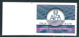 ITALIA / ITALY 2013** - "AIFA" - Agenzia Italiana Del Farmaco - 1 Val. Autoadesivo MNH Come Da Scansione - 2011-20: Mint/hinged