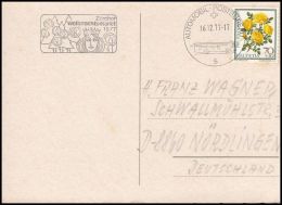 Switzerland 1977, Card AUtomobil Postoffice To Nordlingen - Briefe U. Dokumente