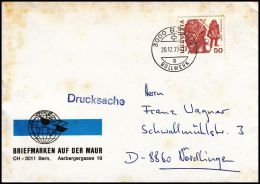 Switzerland 1977, Cover Bern To Nordlingen - Lettres & Documents