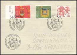 Switzerland 1982, Cover Aarau To Nordlingen - Lettres & Documents