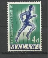 MALAWI 1970 - COMMONWEALTH GAMES 4 - USED OBLITERE GESTEMPELT USADO - Malawi (1964-...)