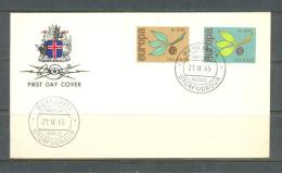 1965 ICELAND EUROPA CEPT FDC - FDC