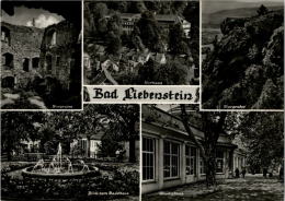 AK Bad Liebenstein, Badehaus, Wandelhalle, Morgentor, Kurhaus, Gel, 1969 - Bad Liebenstein