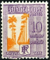 GUADALUPA, GUADELOUPE, COLONIA FRANCESE, FRENCH COLONY, 1928, NUOVO,  (MNG), Scott J28 - Ongebruikt