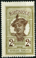 MARTINICA, MARTINIQUE, COLONIA FRANCESE, FRENCH COLONY, 1908-1930, FRANCOBOLLO NUOVO, (MNG) Scott 63 - Ungebraucht