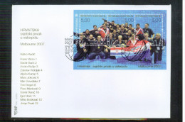 Kroatien / Croatia 2007 Croatia World Waterpolo Champion FDC - Wasserball