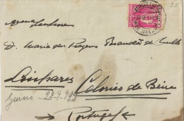 Portuguese Guinea Cover To Portugal BOLAMA Cancel - Guinée Portugaise