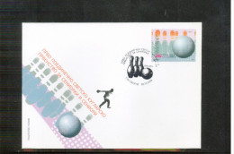 Makedonien / Macedonia  2006 World Bowling Championship FDC - Petanca