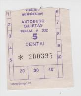 Lithuania Kaunas   Bus Tickets - Europe