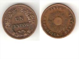 *peru 1 Centavo   1878  Km 187.1a  Vf - Pérou