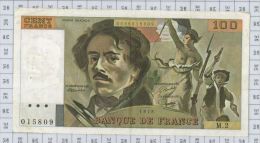 100 Francs Delacroix, Fayette N° 68-2, état TTB - 100 F 1978-1995 ''Delacroix''