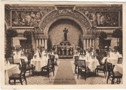 Berlin Germany, Haus Trarbach Restaurant Interior, Brunnen-Wand, C1900s Vintage Postcard - Dierentuin