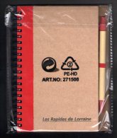 Lot Bloc Notes Et Stylo Les Rapides De Lorraine - Stylos