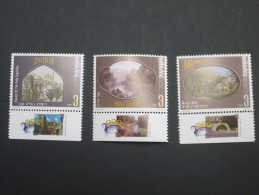 ISRAEL 1999 PILGRIMAGE TO HOLY LAND SET 3 MINT TAB STAMPS - Nuevos (con Tab)