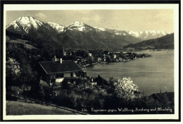 Tegernsee Von Der Wacht  -  Gegen Wallberg, Setzberg, Und Blauberg -  Ansichtskarte Ca.1926   (1874) - Bad Wiessee
