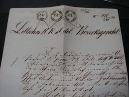 == Dokument   1856  Steruermarken - ...-1850 Voorfilatelie