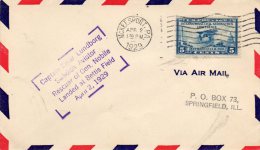 Mckeesport PA 1929 Air Mail Cover - 1c. 1918-1940 Storia Postale