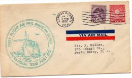 Corpus Christy TX 1932 Air Mail Cover - 1c. 1918-1940 Brieven