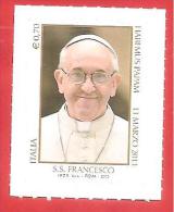 ITALIA REPUBBLICA SINGOLO NUOVO - 2013 - INIZIO PONTIFICATO PAPA FRANCESCO - Habemus Papam - € 0,70 - S. ---- - 2011-20: Mint/hinged