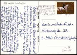 Switzerland 1982, Card Sion To Oberstdorf - Lettres & Documents