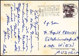 Switzerland 1980, Card Ascona To Wien "Ascona" - Lettres & Documents