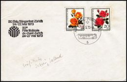 Switzerland 1973, Cover 30th Sangerfest Zurich" - Lettres & Documents