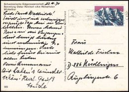 Switzerland 1970, Card Winterthur To Nordlingen - Covers & Documents