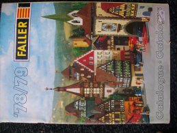 CATALOGO    FALLER   In FRANCESE/INGLESE/TEDESCO - Germania