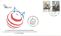 Turkey; Special Postmark 2010 24th International Congress Of The Project Management Association - FDC