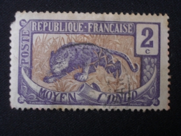 CONGO    ( O )  De  1907 / 1917    "    T P  Du  MOYEN - CONGO   "   N° 49         1 Val . - Used Stamps