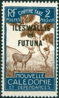 WALLIS FUTUNA, COLONIA FRANCESE, FRENCH COLONY, SEGNATASSE, FAUNA, CERVO, 1930,  NUOVO,  (MNG), Mi P11, Scott J11 - Neufs