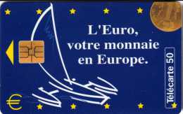 France : L'Euro, Votre Monnaie En Europe 05/97 Tirage 120000 - Stamps & Coins