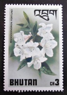 Briefmarke Pflanzen Bhutan Blumen Blüten - Autres