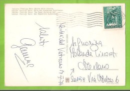 VATICANO STORIA POSTALE 40 LIRE SU CARTOLINA VIAGGIATA NEL 1974 - Covers & Documents