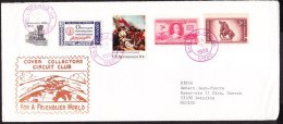 O) 1988 UNITED STATES, TRAIN, FDC USED, TO MEXICO.- - 2001-2010