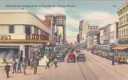 Florida Tampa Franklin Street Looking North Madison Drug Store - Tampa